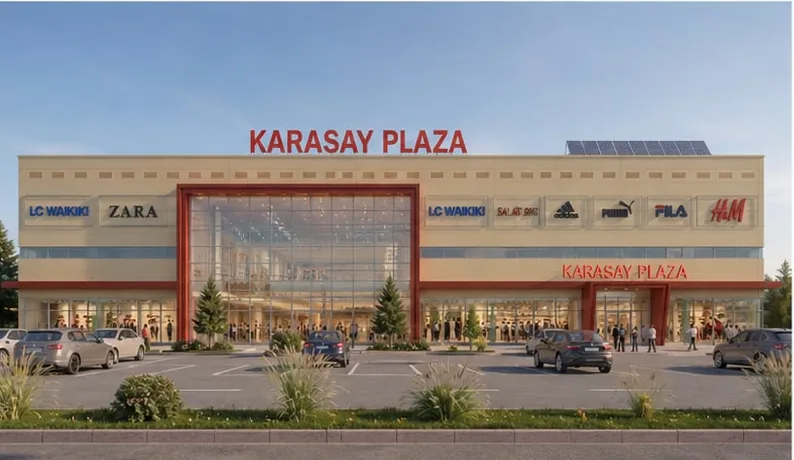 KARASAY PLAZA — фасад, дневной вид